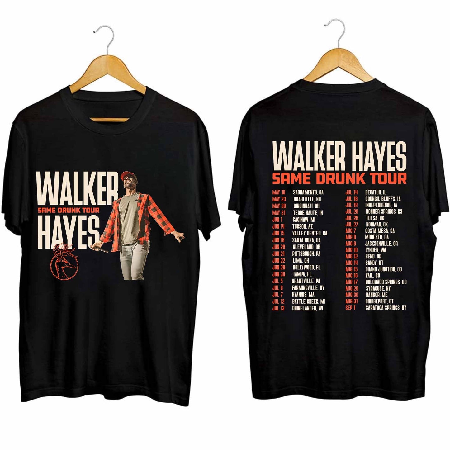 Walker Hayes - Same Drunk 2024 Tour Shirt, Walker Hayes Fan Shirt