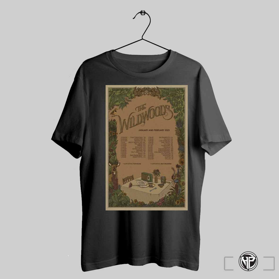 The Wildwoods January And February 2025 Tour Poster Shirt Trendy Sweatshirt