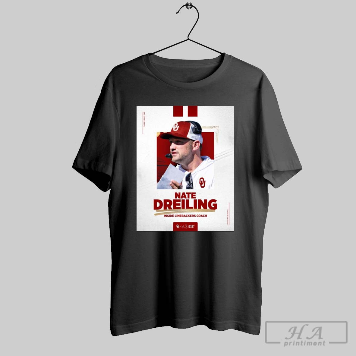 Theres Only One Nate Dreiling Inside Linebackers Coach Oklahoma Sooners Football 2025 Poster T Shirt