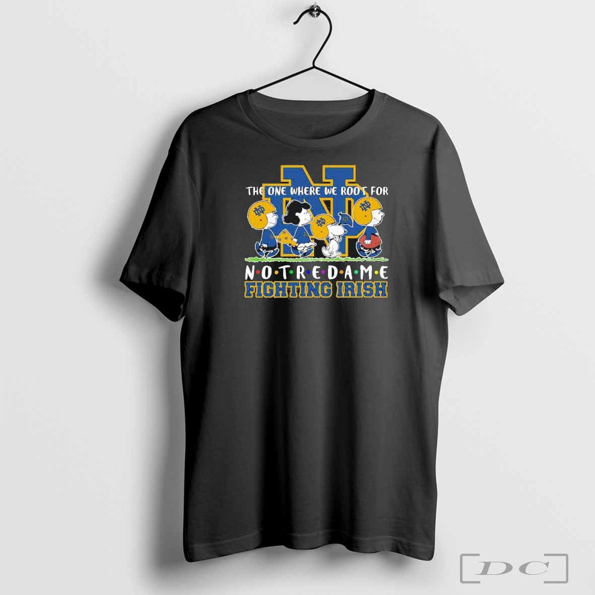 The Peanut The One Where We Root For Notre Dame Fighting Irish 2024 shirt