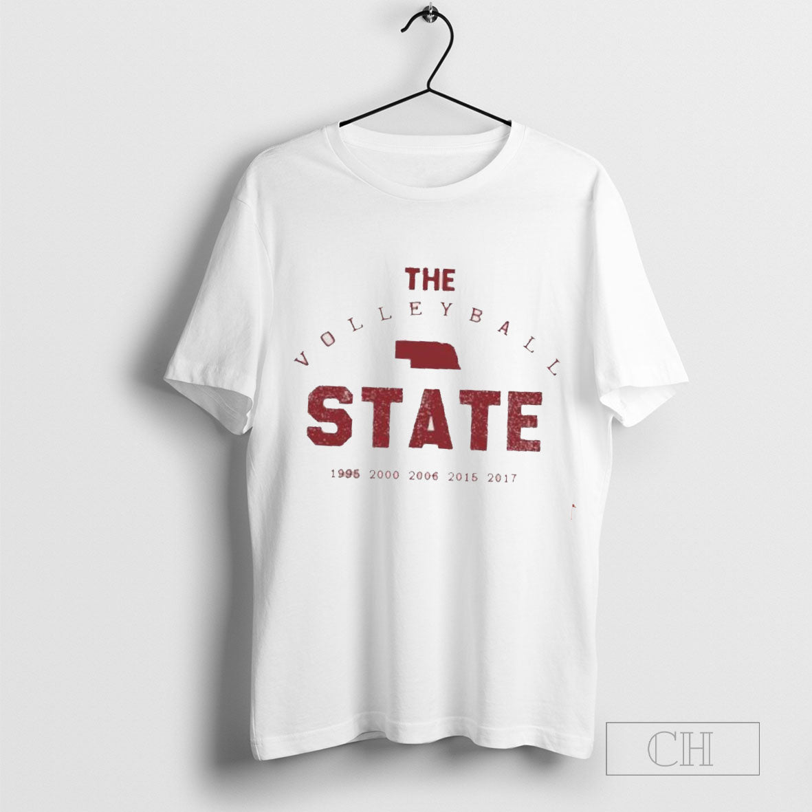 The Volleyball State Nebraska 5-Time T-shirt