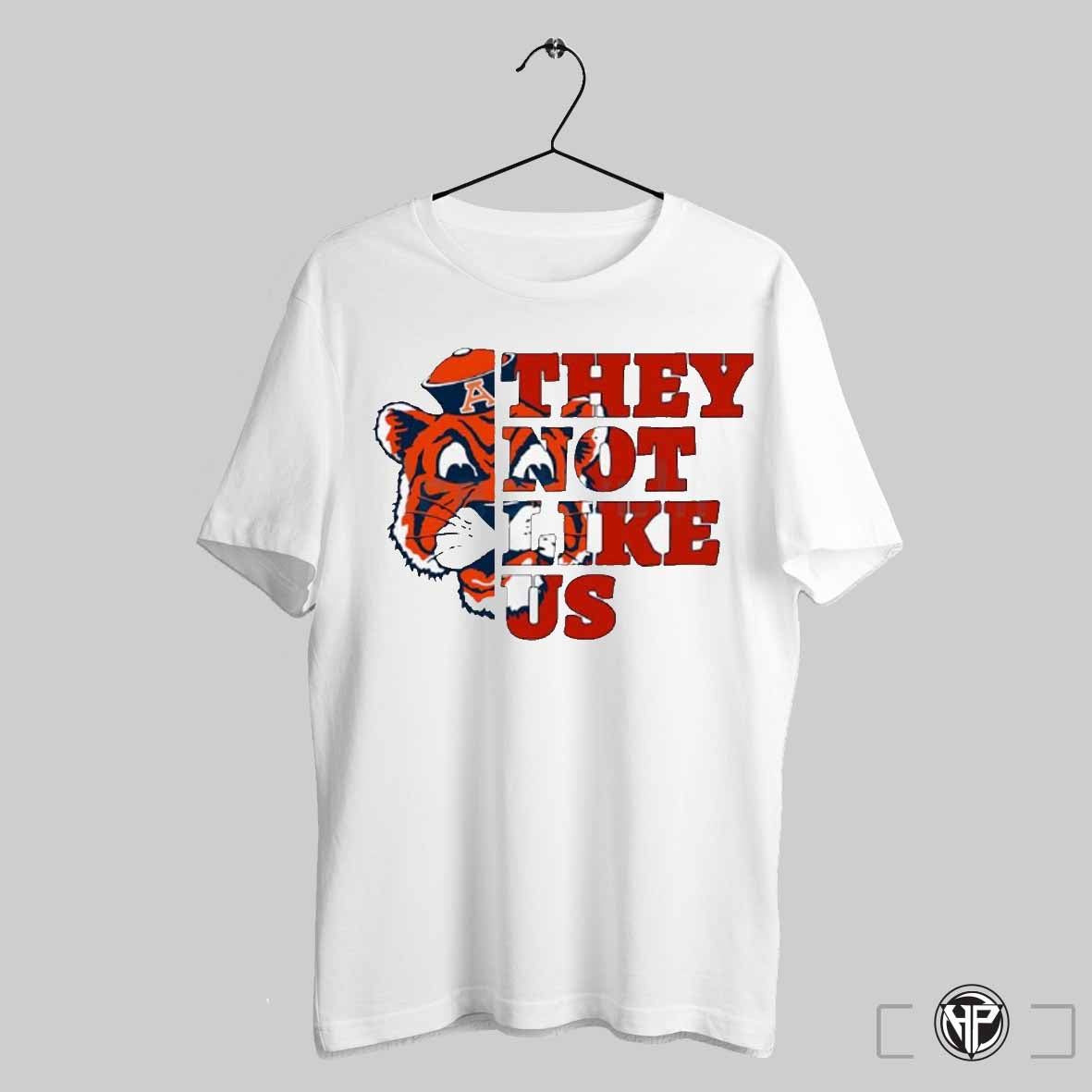 They Not Like Us Auburn Tigers Football 2024 Logo Shirt Trending Sweatshirt