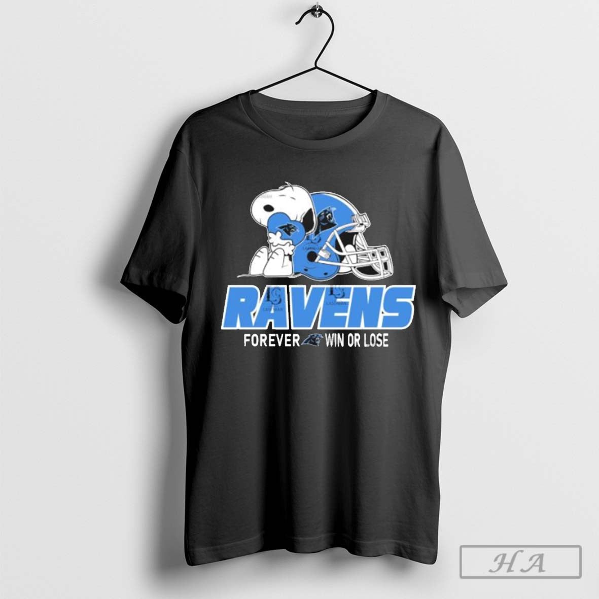 The Peanuts Movie Snoopy X Baltimore Ravens Forever Win Or Lose Shirt
