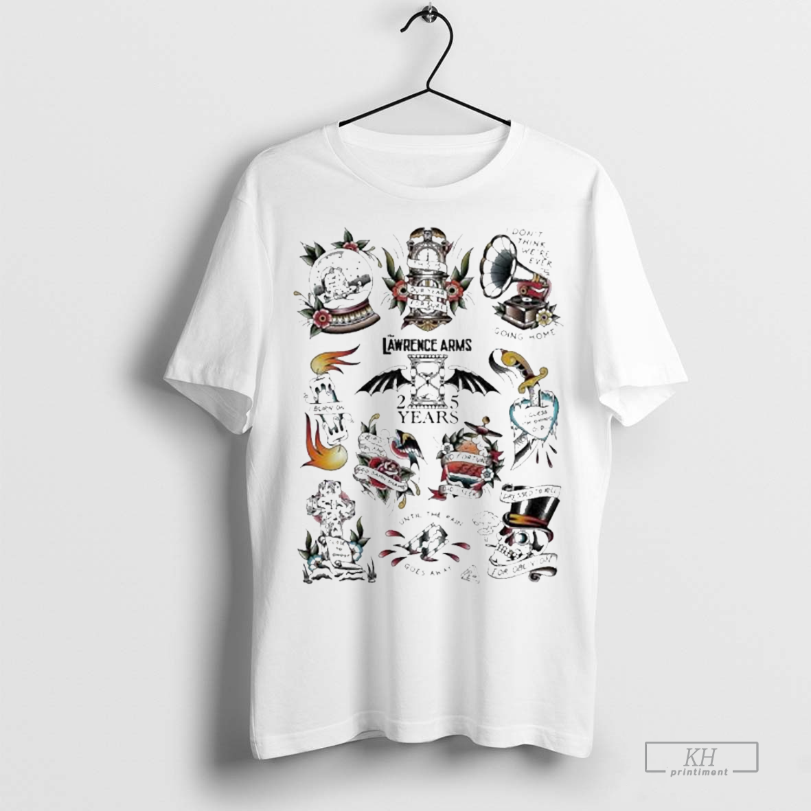 The Lawrence Arms 25 Years Anniversary Until The Pain In Goes Away 2024 T- shirts