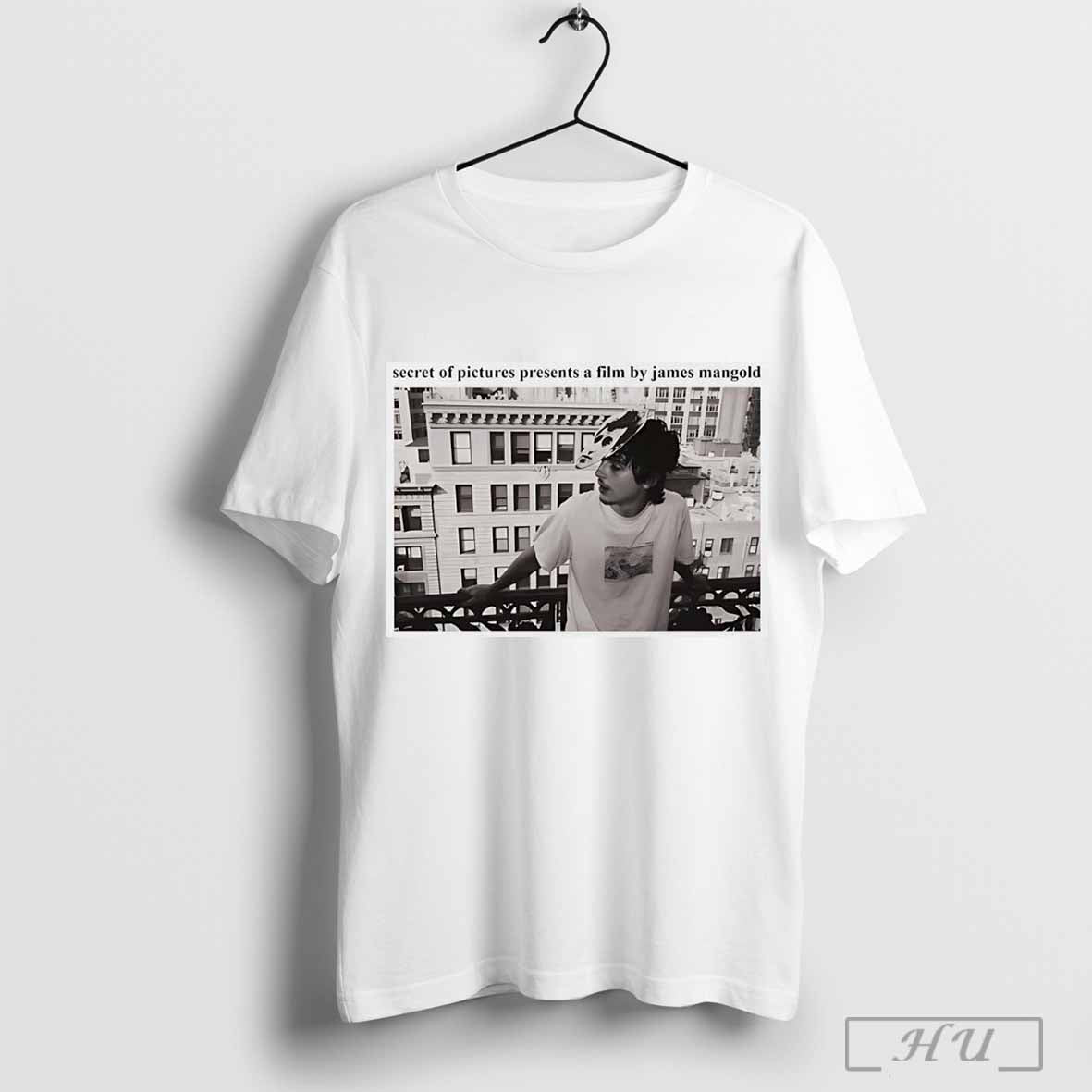 Timothee Chalamet Wearing Secret Of Pictures Presents A Film By James Mangold T Shirt