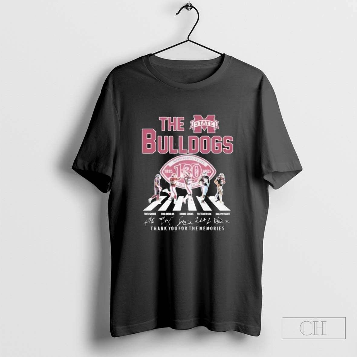 The MSU Bulldogs Abbey Road 130th Anniversary 1895-2025 Signatures T-Shirt