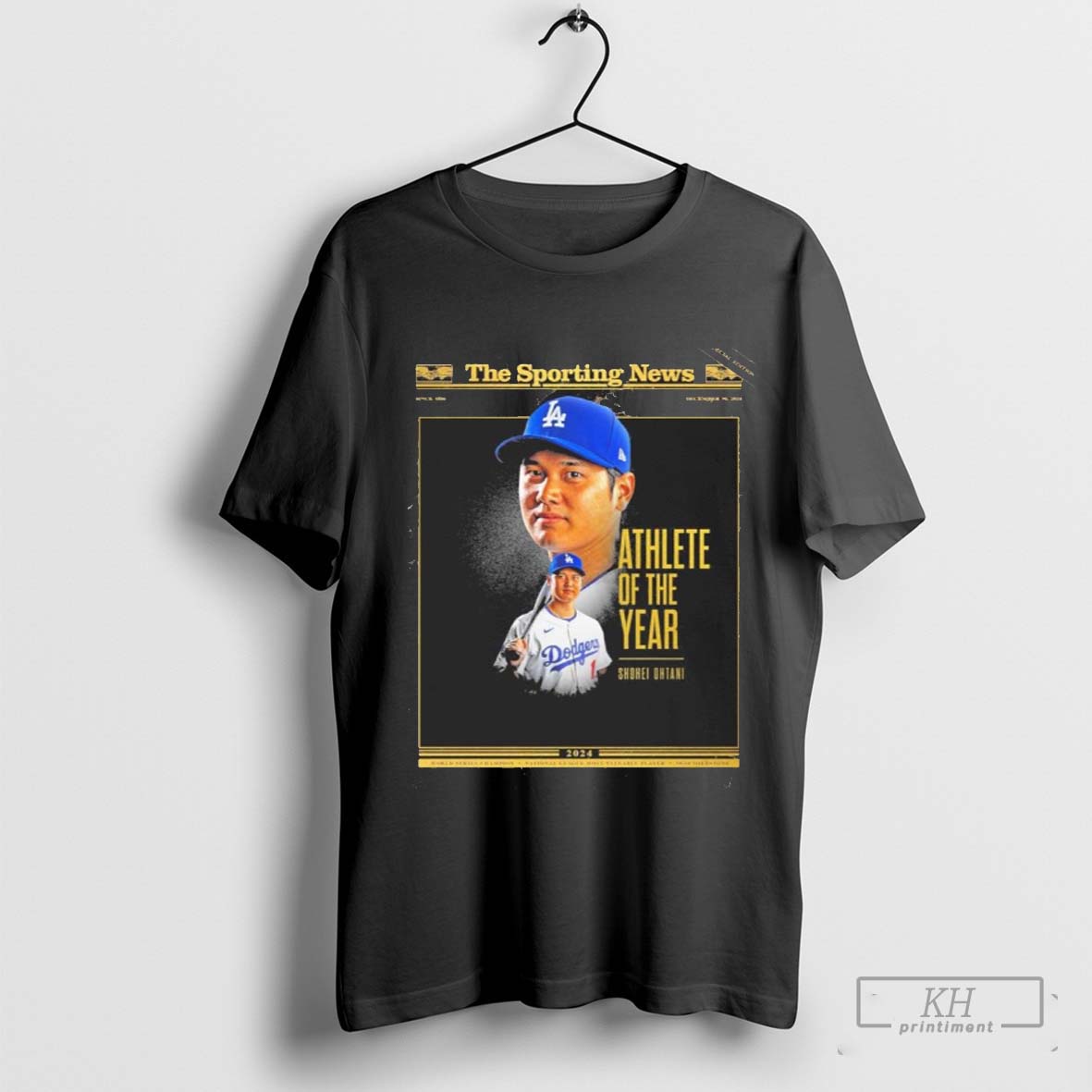 The Sporting News Shohei Ohtani 2024 Male Athlete Of The Year Shirt T Shirt