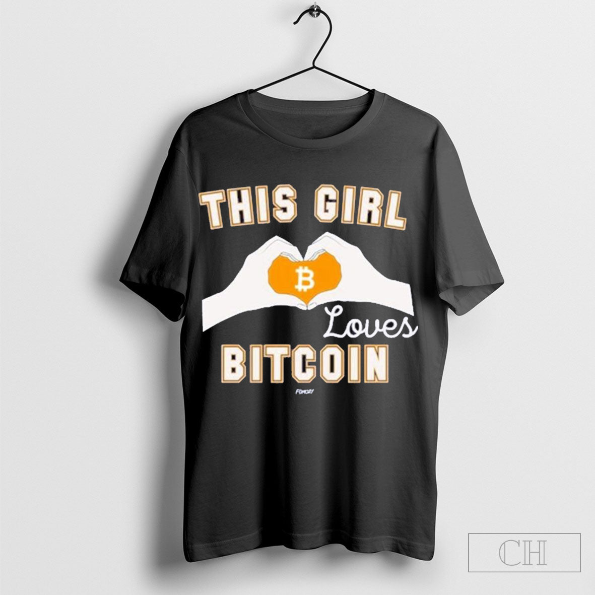 This Girl Loves Bitcoin Shirt Sweater