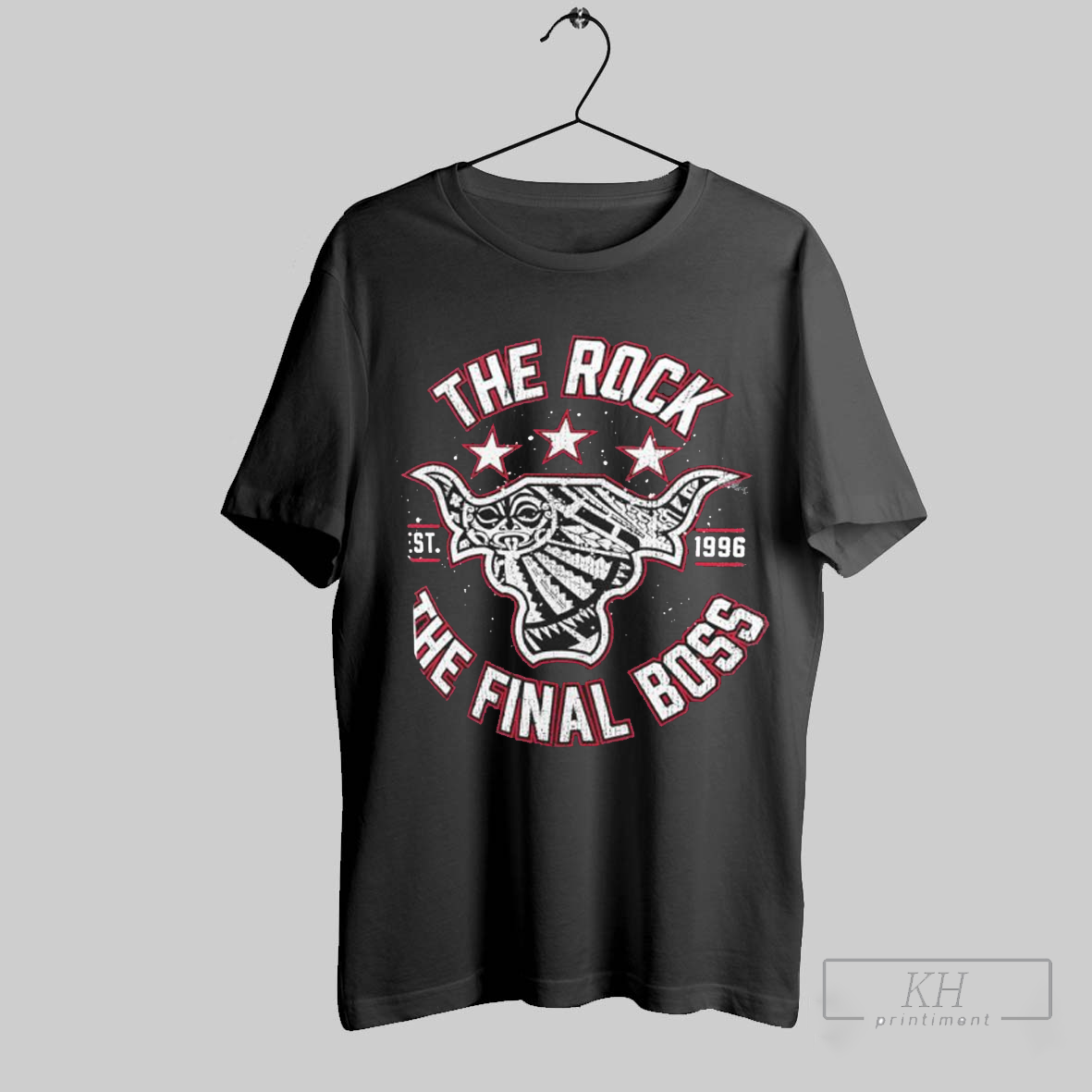 The Rock Final Boss Brahma Mens T Shirt T Shirt