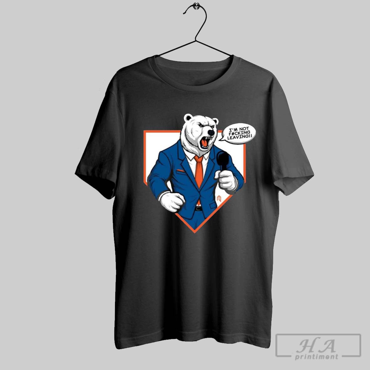 The Polar Bear Stays Home Im Not Fucking Leaving Lfgm New York Mets Mlb T Shirt