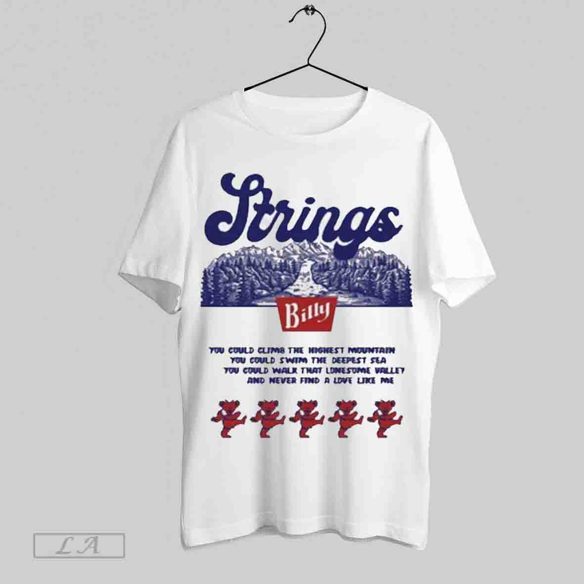 Thunder Shout Billy Strings Banquet Coors Flip T Shirt