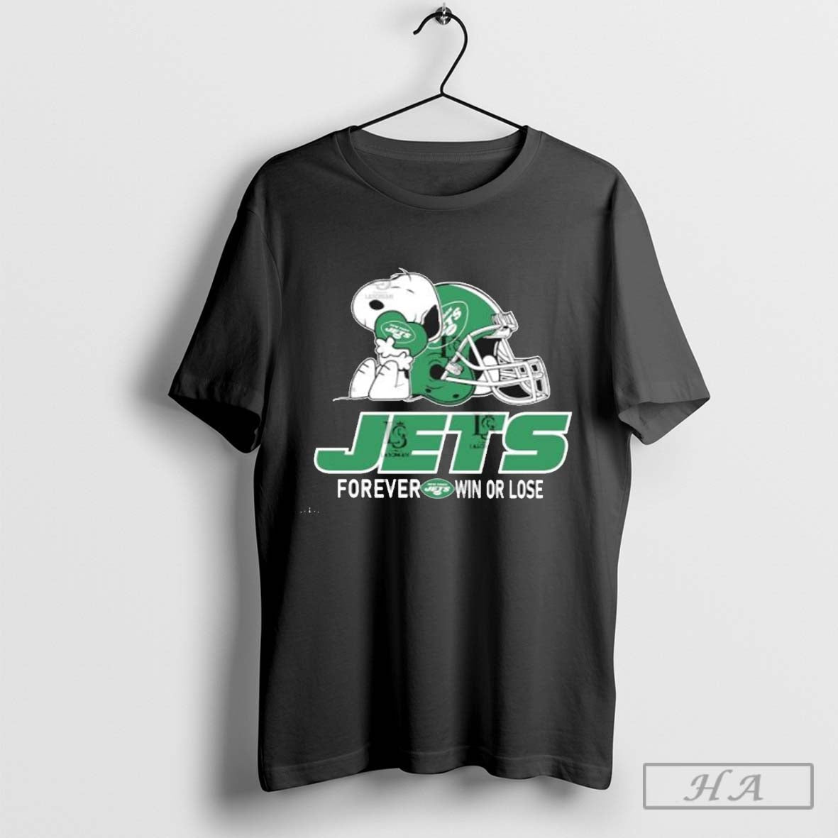 The Peanuts Movie Snoopy X New York Jets Forever Win Or Lose Shirt