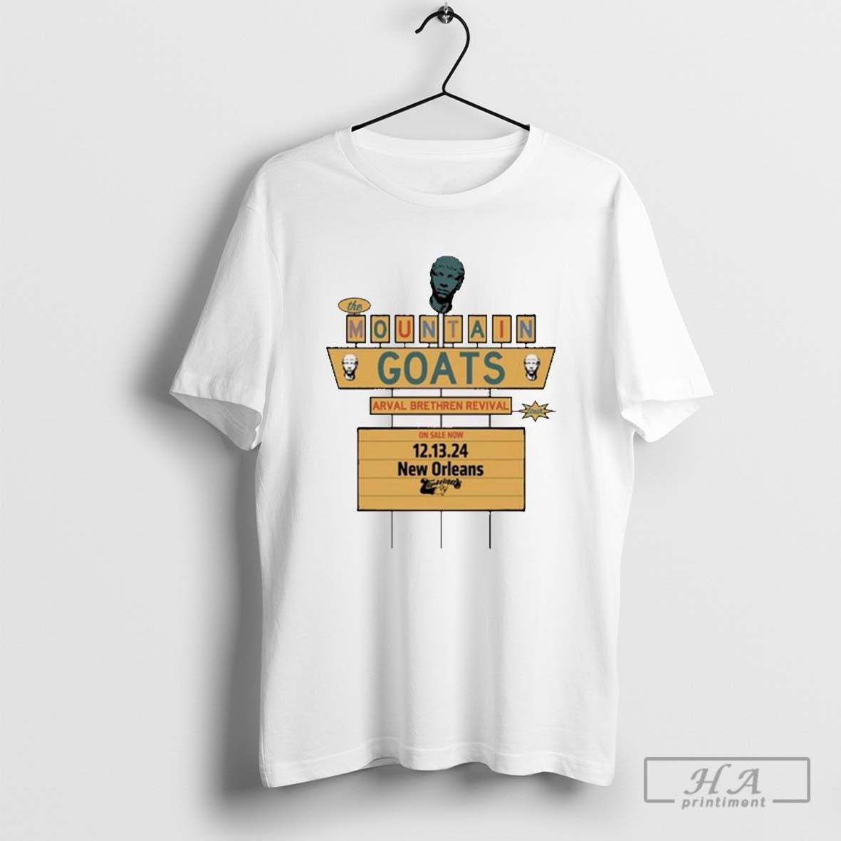 The Mountain Goats December 13 2024 Tipitina’s In New Orleans LA Arval Brethren Revival T-shirt