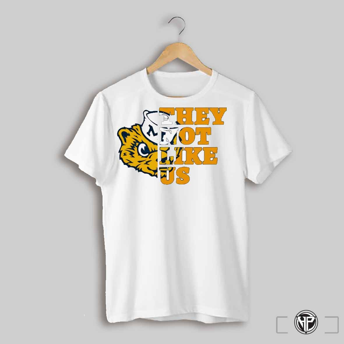 They Not Like Us Michigan Wolverines Football 2024 Logo Shirt Trending Sweatshirt