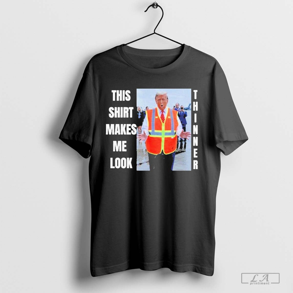 This Shirt Makes Me Look Thinner Trump 2024 They See Me Rollin' Garbage Truck Shirt