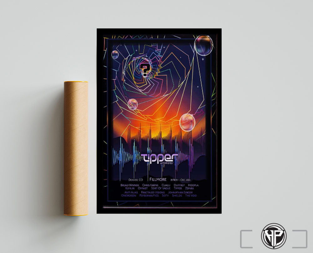 Tipper and friends Friendsgiving 2024 Poster-Portrait - Poster