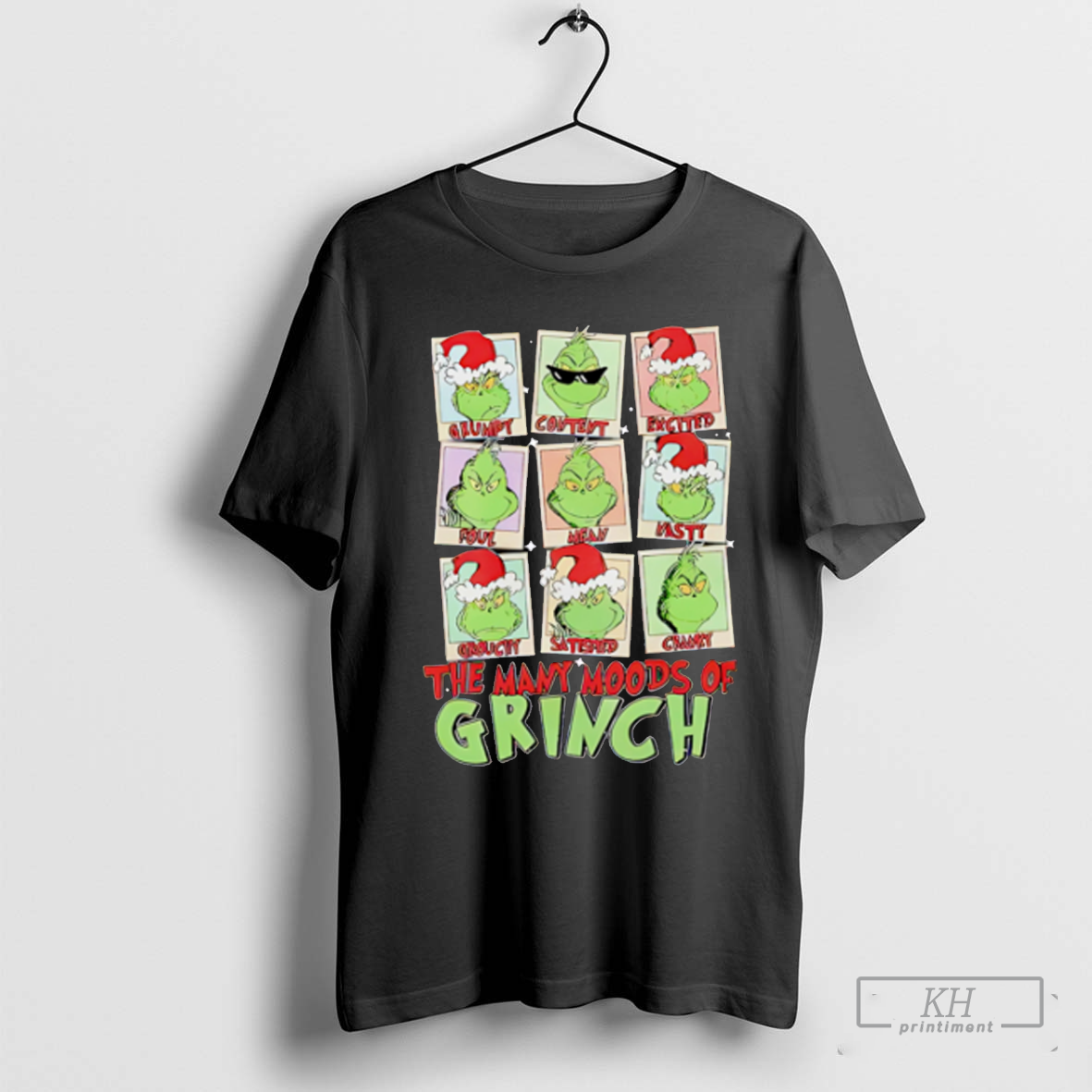 The Many Moods Of Grinch Christmas 2024 shirt