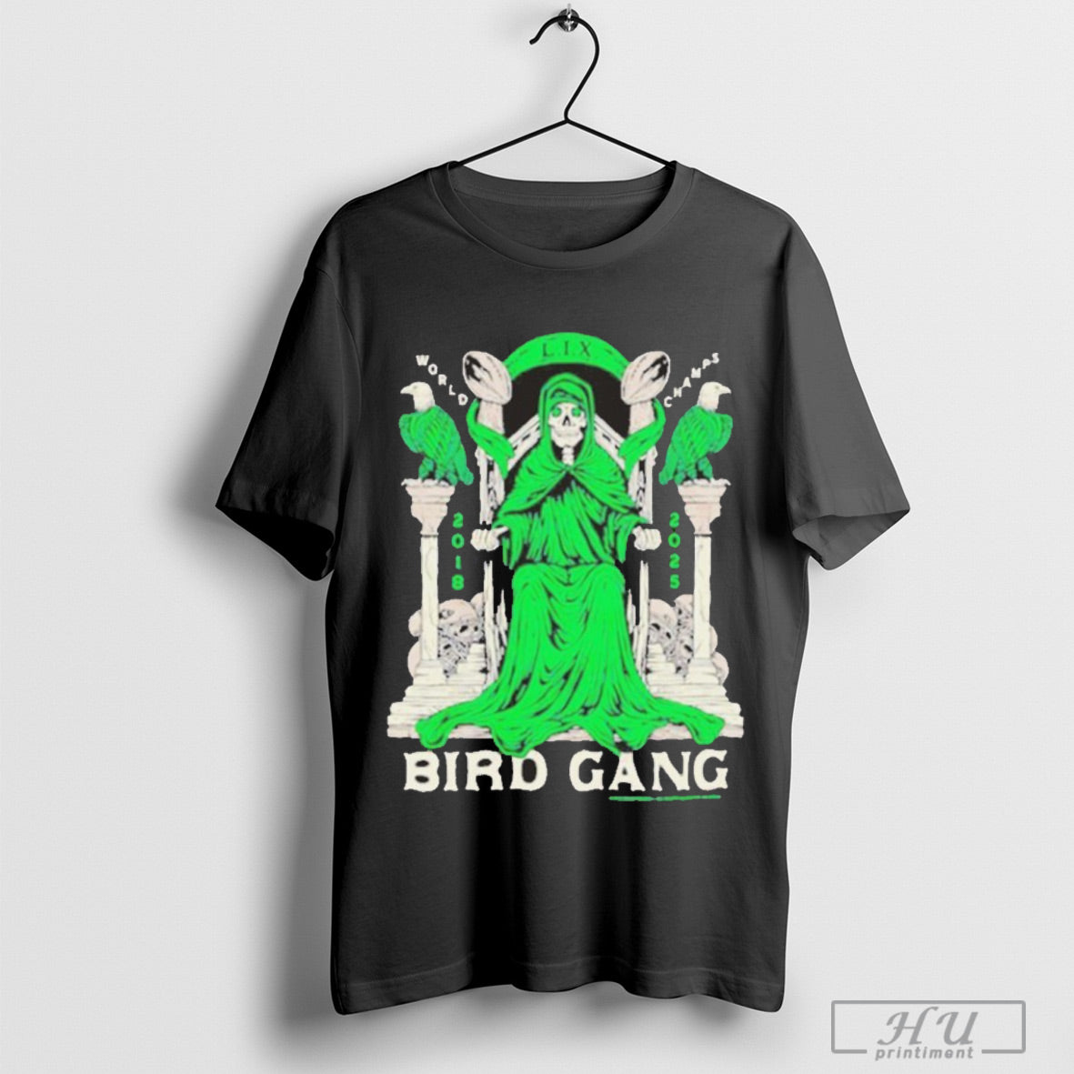 Throne Bird Gang Lix World Champs 2025 Skeleton Shirt Sweatshirt