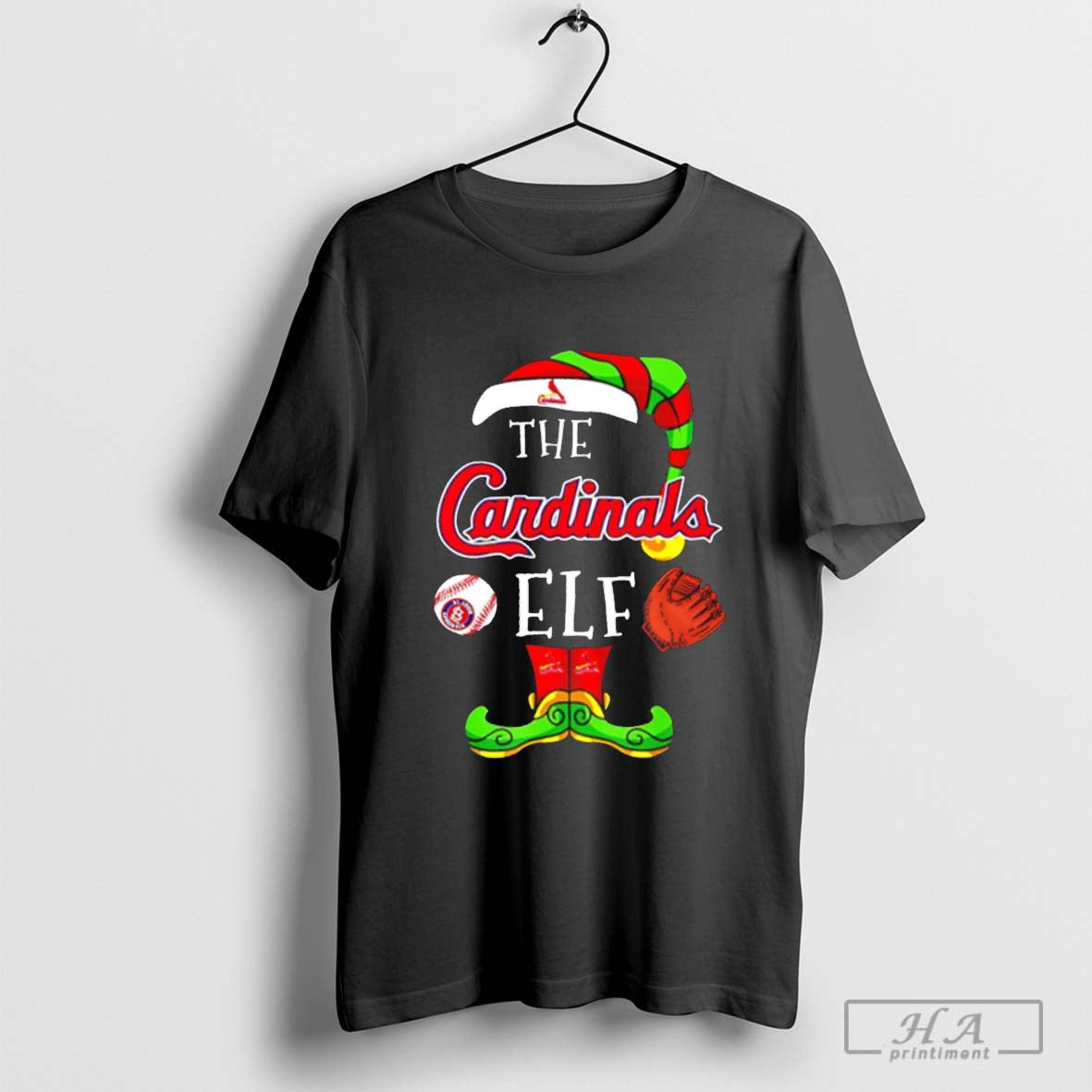 The St.Louis Cardinals MLB ELF Christmas 2024 logo shirt