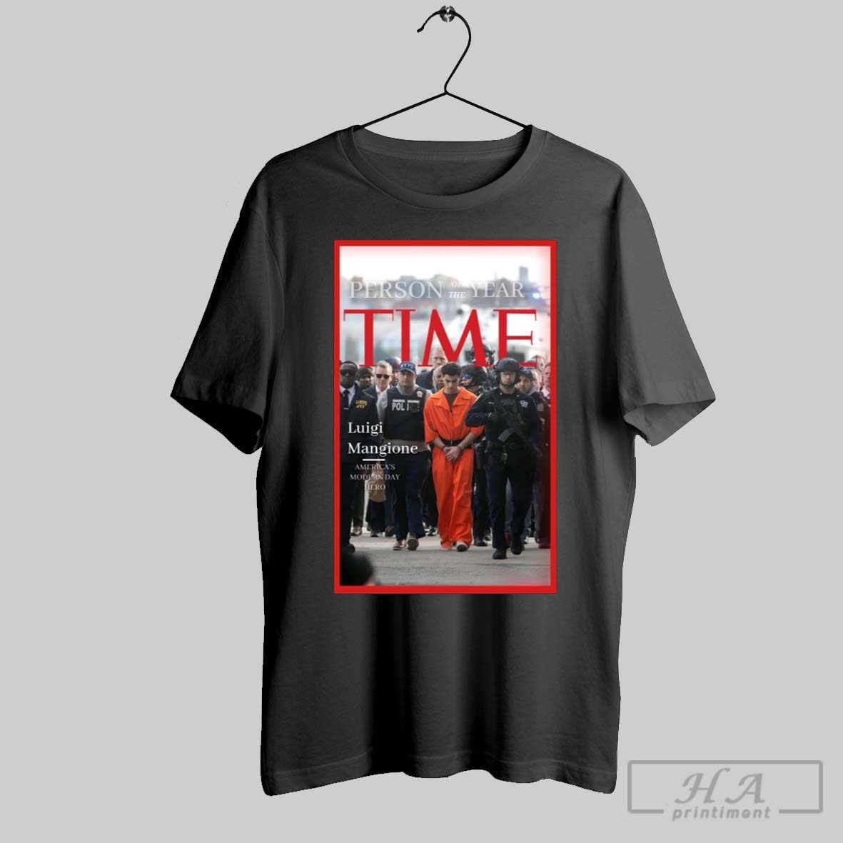 Time Luigi Nation Luigi Mangione Person Of The Year Americas Modern Day Hero Poster T Shirt