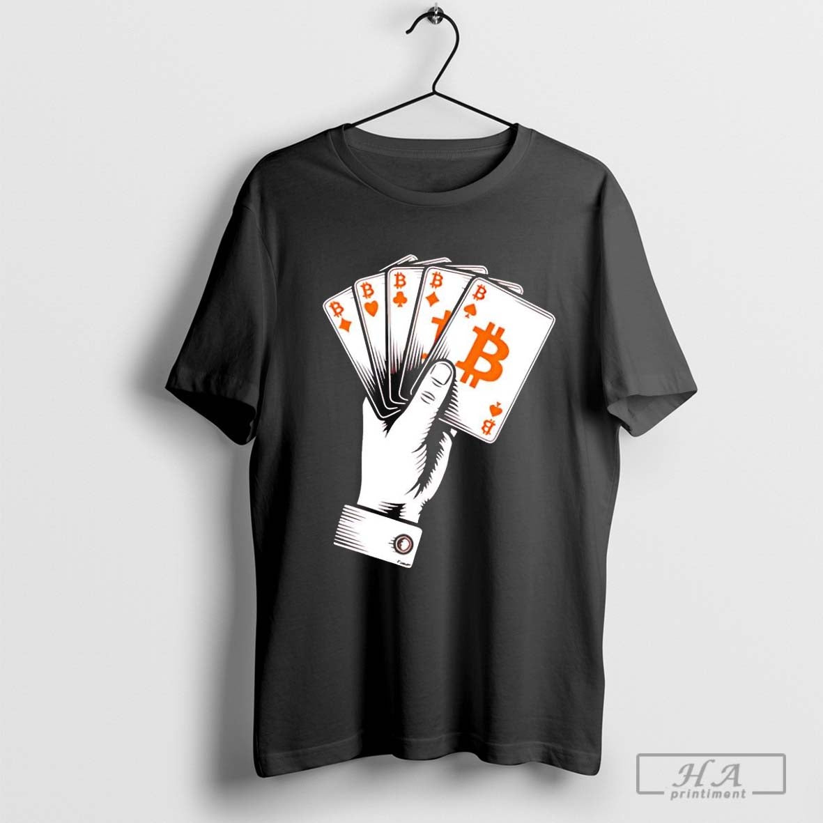 The Perfect Bitcoin Poker Hand T-shirt