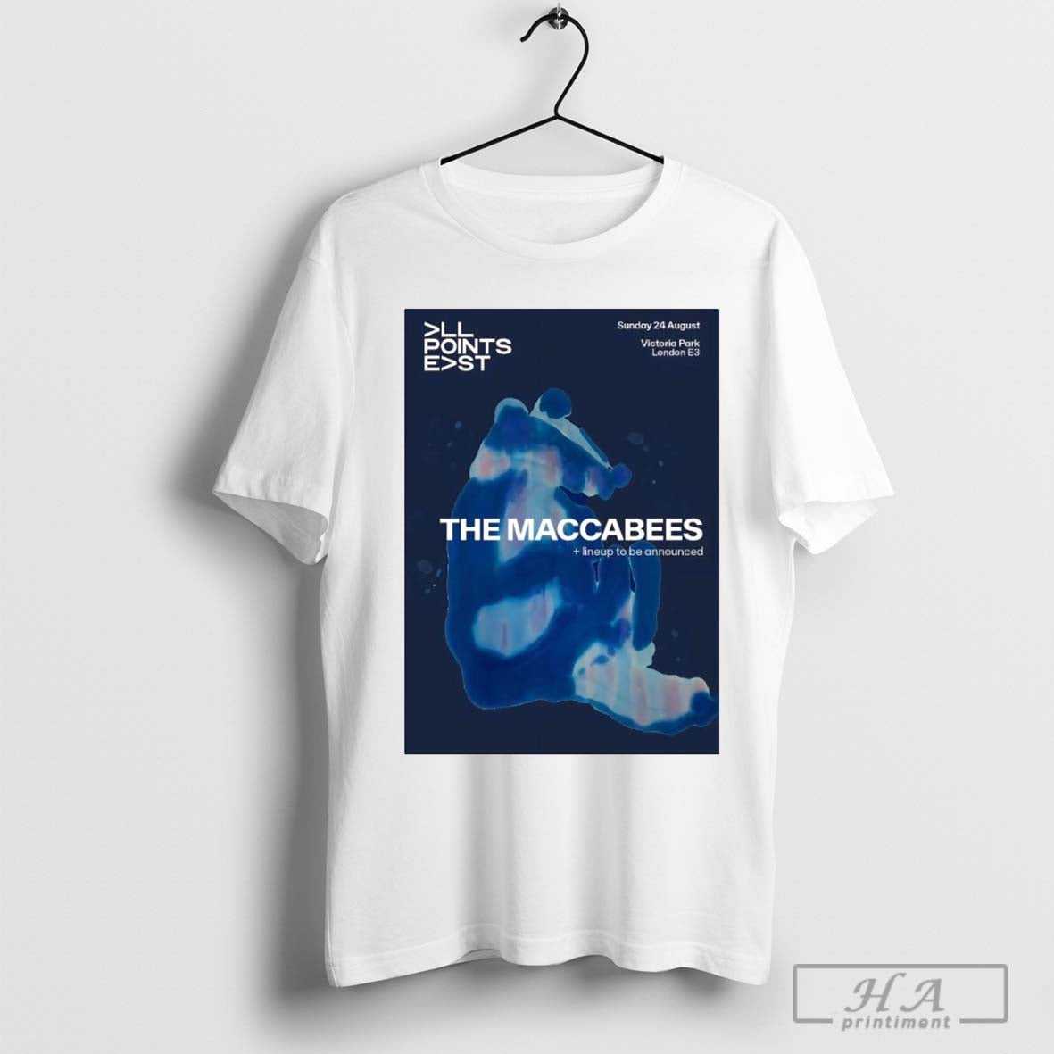 The Maccabees All Points East 2025 Tour London Victoria Park T-shirt