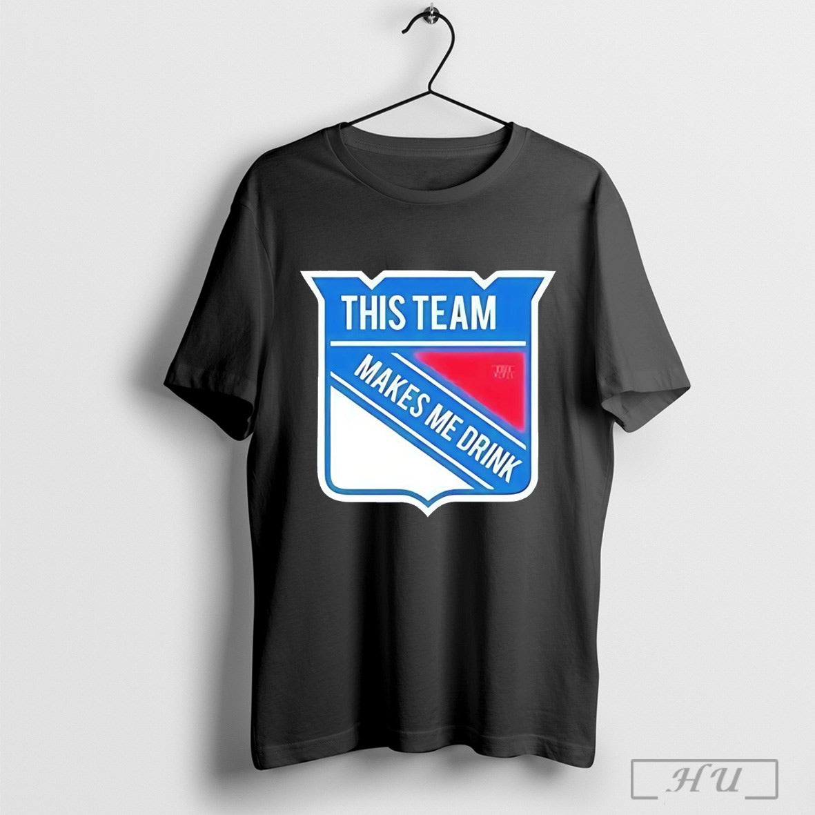 This Team Makes Me Drink New York Rangers Logo T Shirt