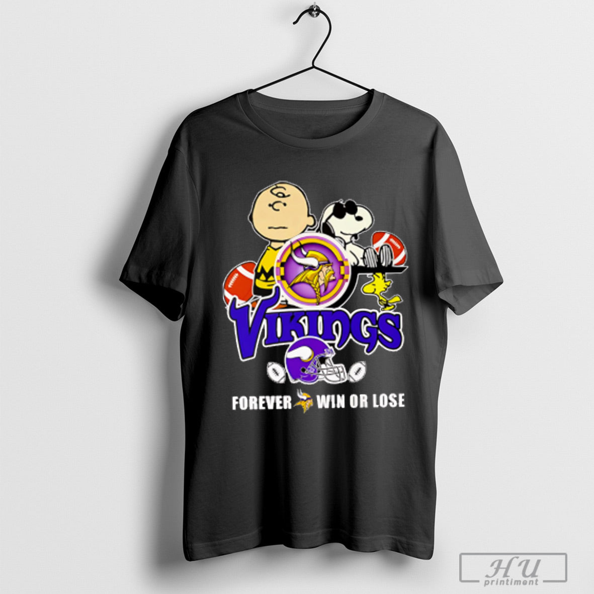 The Peanuts Minnesota Vikings Forever Win Or Lose Shirt