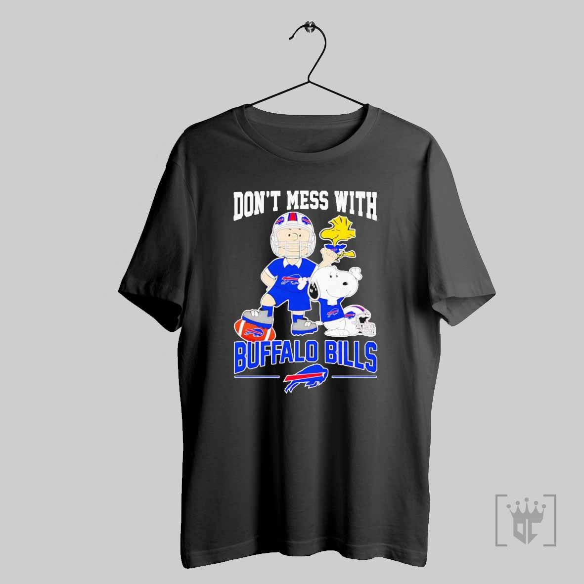 The Peanuts Dont Mess With Buffalo Bills T Shirt