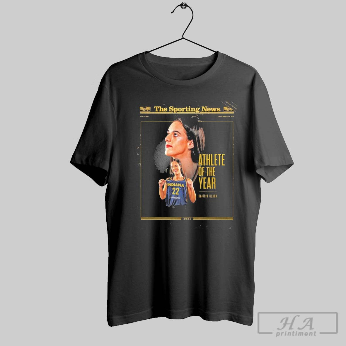 The Sporting News Caitlin Clark Is 2024 Female Athlete Of The Year Shirt