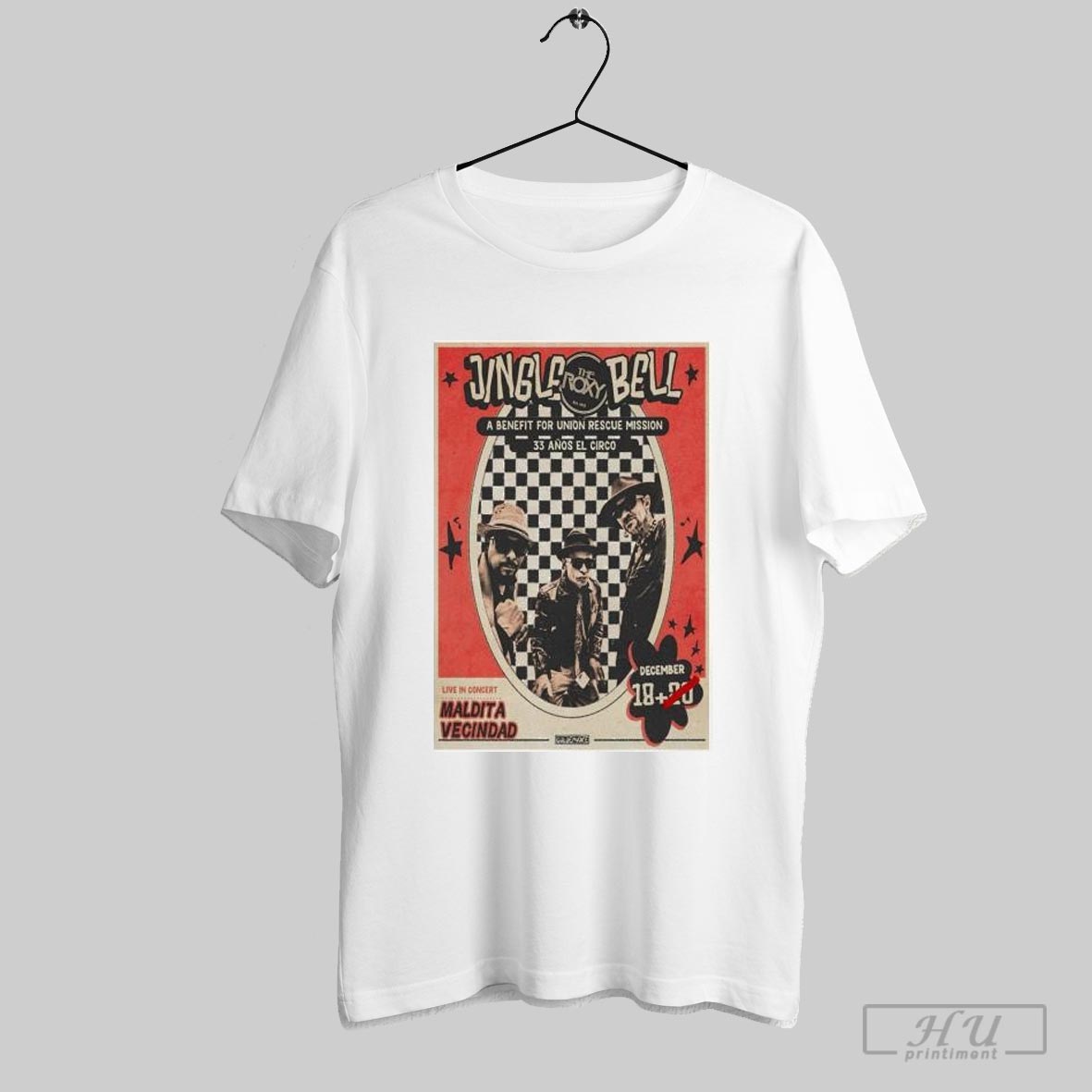 The Roxy Theatre Dec 18 20 2024 Maldita Vecindad Rescue Mission T Shirt