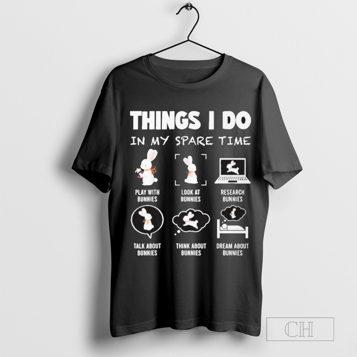 Things I Do In My Spare Time Bunny Rabbit Shirt