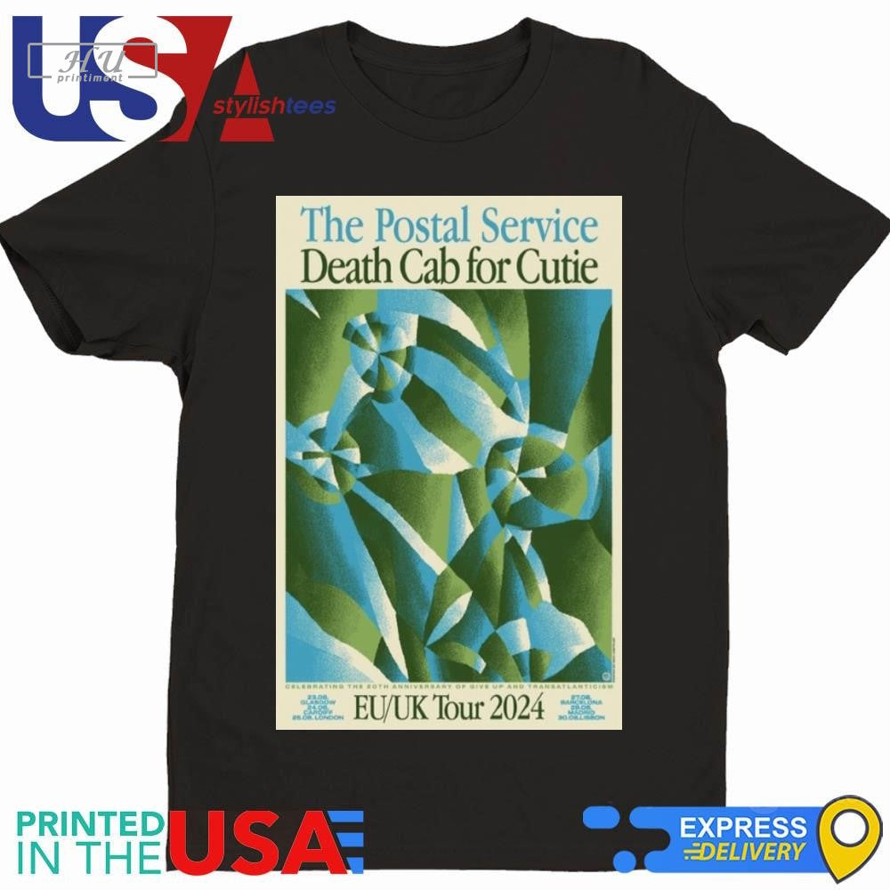The Postal Service And Death Cab For Cutie EU UK Tour 2024 T-Shirt