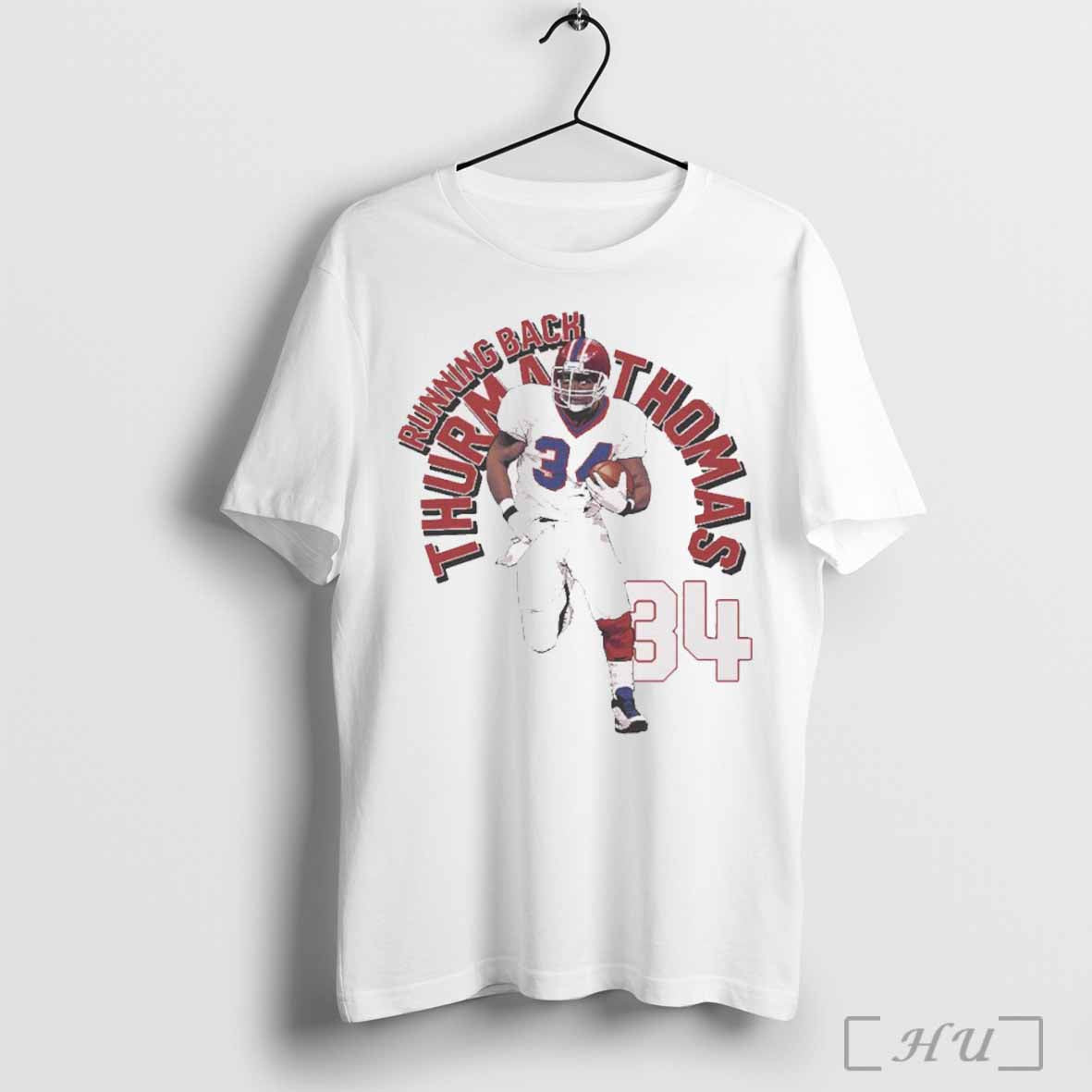 Thurman Thomas Buffalo Bills NFL Running Back Name Arc t-shirt