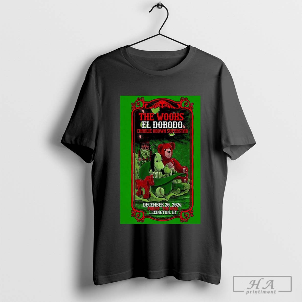 The Wooks With El Dorodo Lexington KY December 20 2024 Show t-shirt