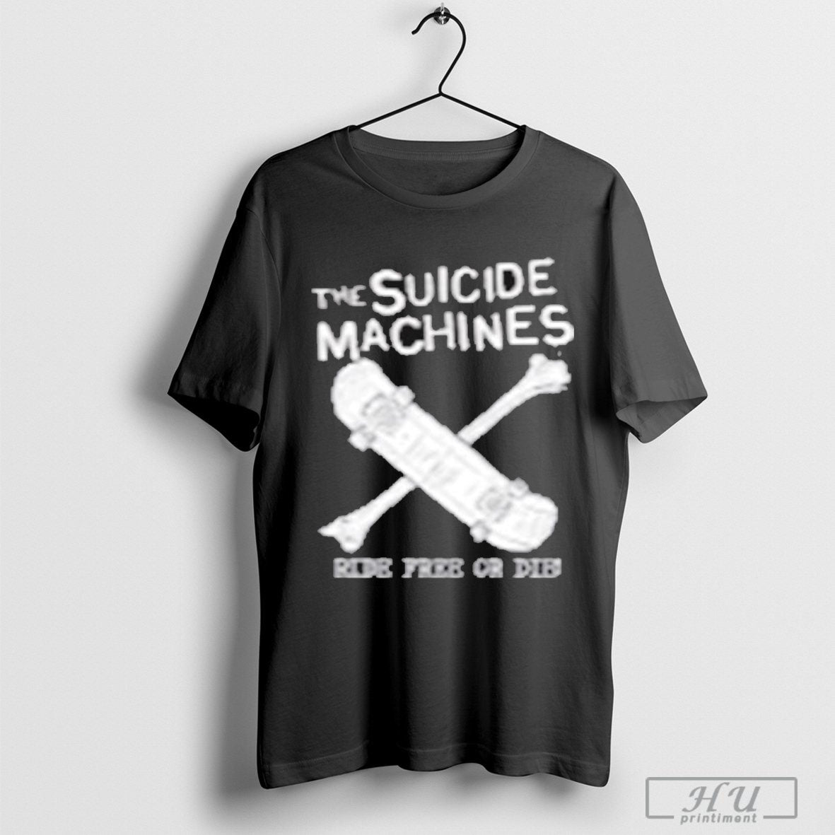 The Suicide Machines Ride Free or Die Skate T-shirt