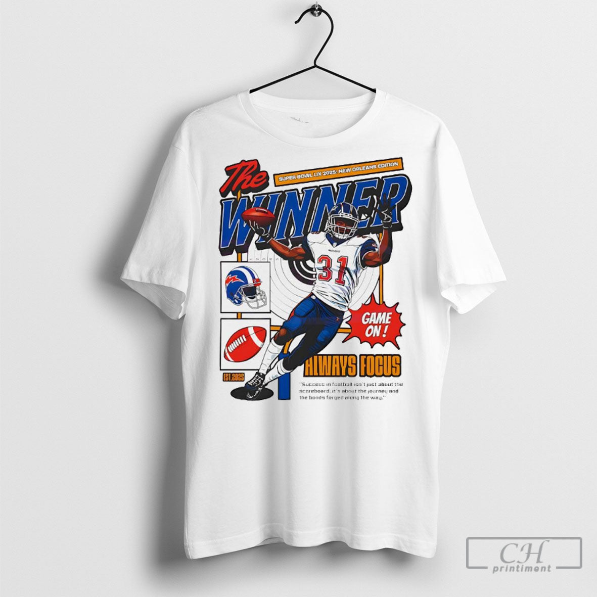The Winner Super Bowl Lix 2025 New Orleans Edition Football Vintage Shirts