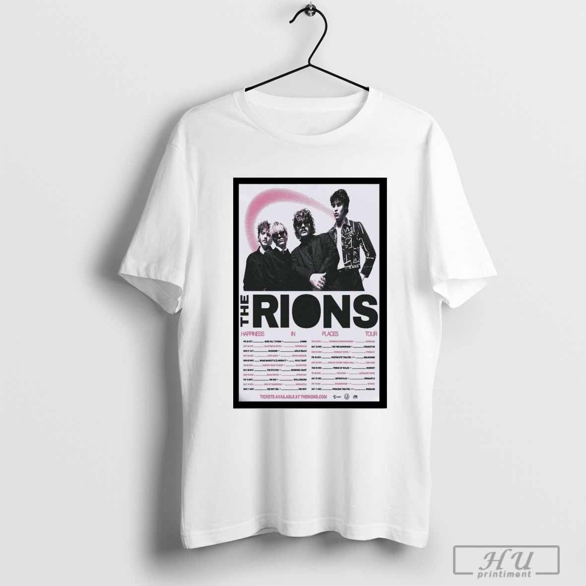 The Rions happiness in Places Tour 2024 T-shirt