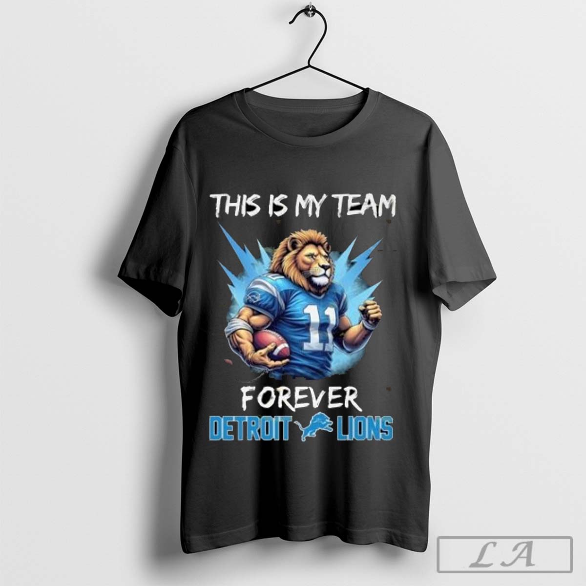 This Is My Team Forever Detroit Lions Mascot 2024 Shirt