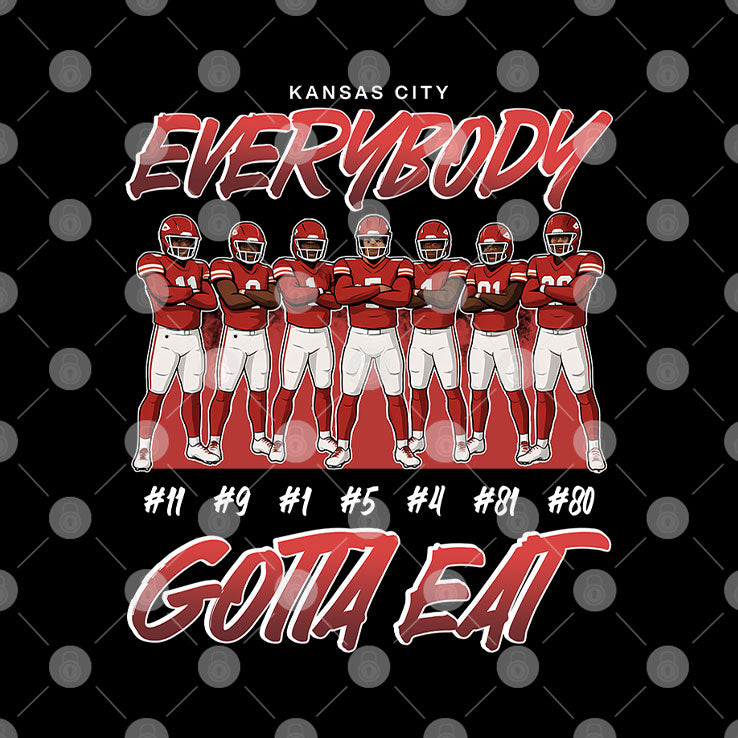 Rashee Rice Kansas City Everybody Gotta Eat T Shirt