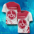 1. FC Nurnberg 3D T-Shirt Special Gift For Loved Ones