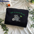 Embroidered Off To Watch Brazil T-shirt, Raccoon Argentina Soccer Fan Gift, World Cup Goat