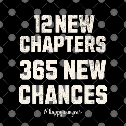 12 New Chapters 365 New Chances Happy New Year 2025 Shirt