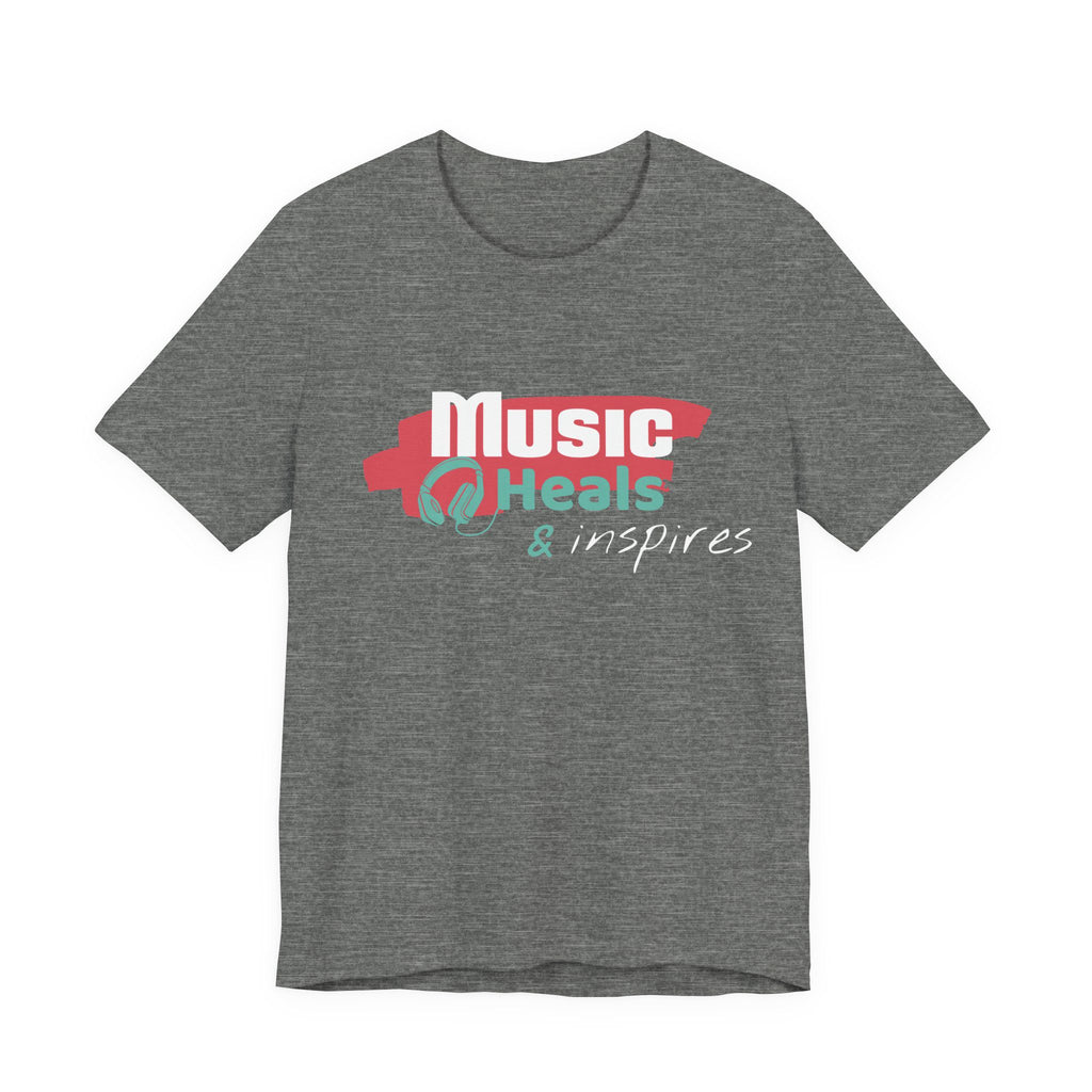 Music Heals Tee — Inspirational Music Lover T-Shirt