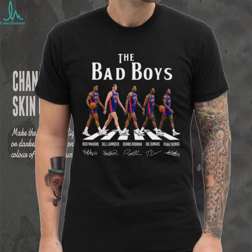 1989 Detroit Pistons The Bad Boys Vintage Basketball Team Men Women NBA Fans Shirt