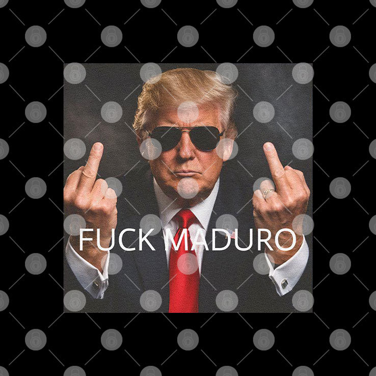 Fuck Maduro Donald Trump Middle Finger T Shirt