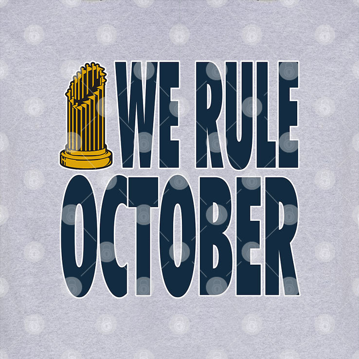 Los Angeles Dodgers We Rule October 2025 World Series Champions T Shirt