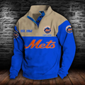 N ew Y ork Mets Stand Collar Sweatshirt