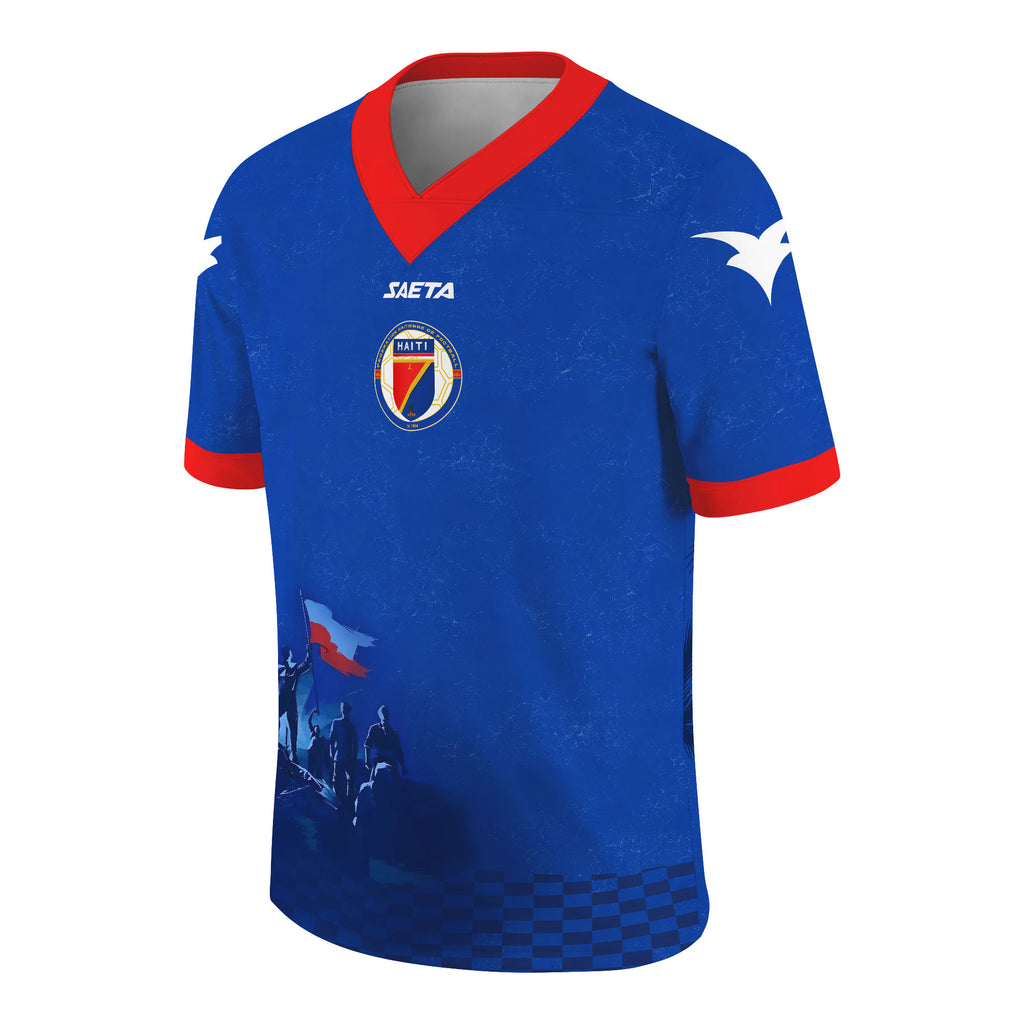 Haiti Football Jersey 2026 World Cup Fan Blue Soccer Football Jersey