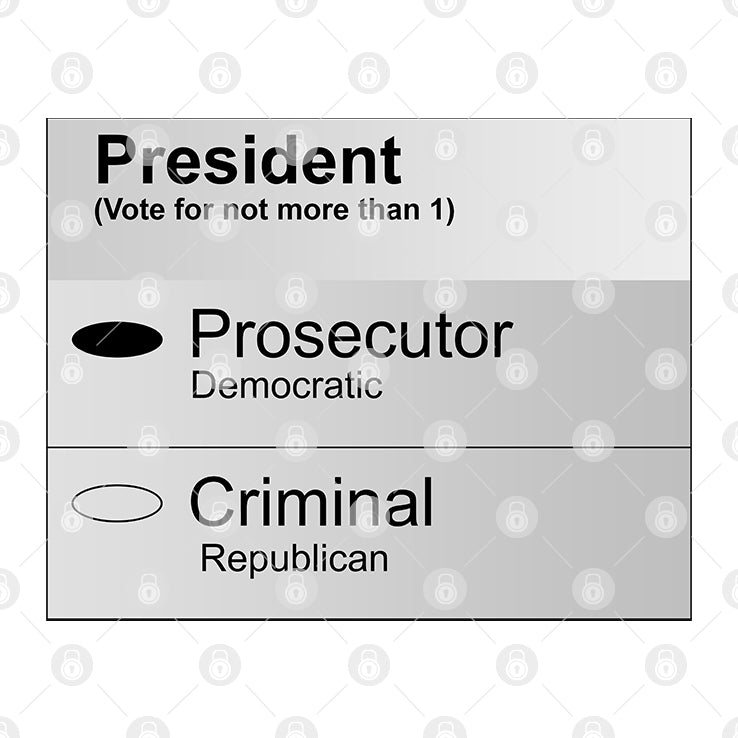 2024 Ballot Mug Vote For Prosecutor Not Criminal